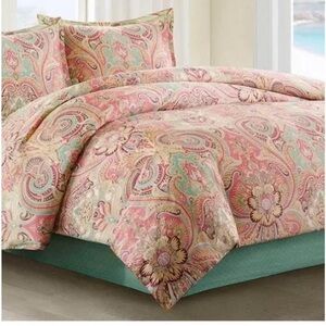 Echo Design Multicolor Paisley Duvet Cover & Decorative Pillows